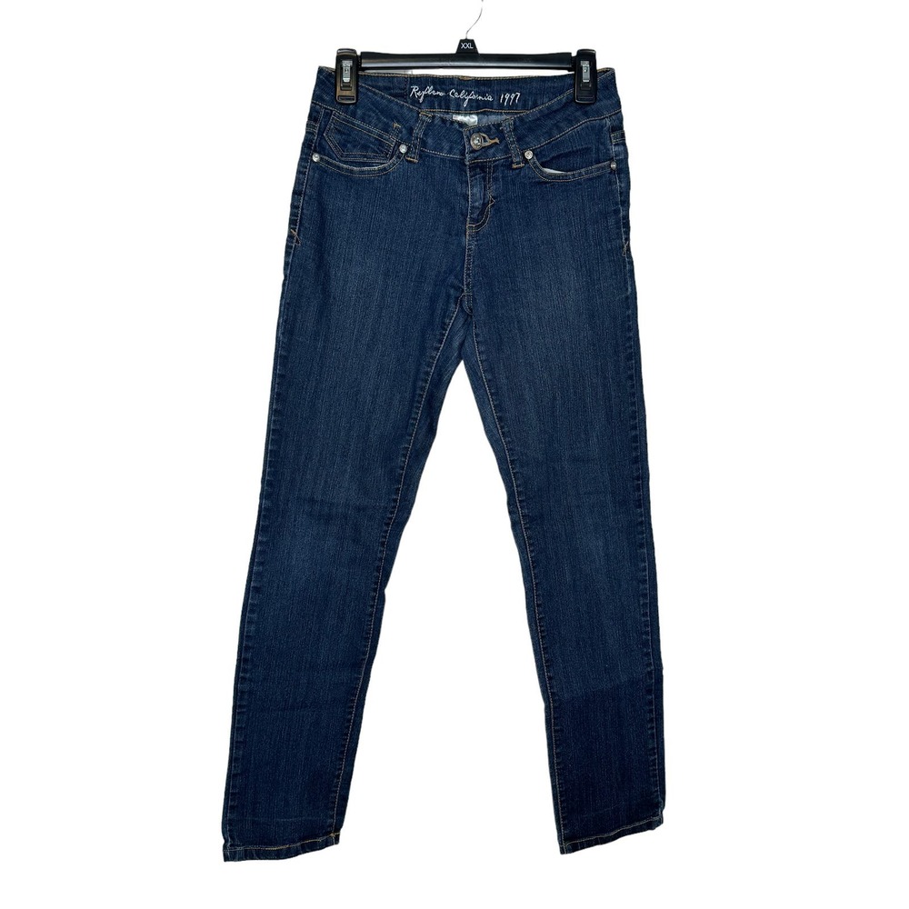 Reflex‎ Women's Jeans California 1997 Vintage Straight Leg Mid-Rise Denim Blue 7